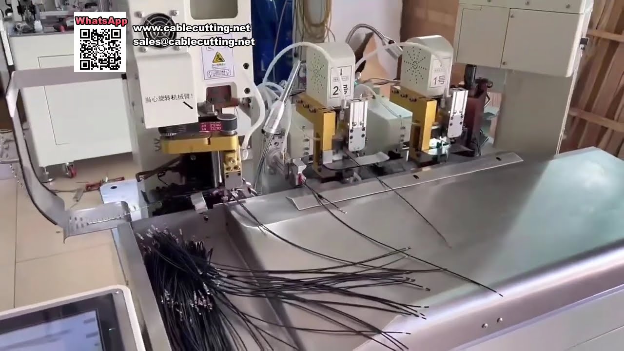 Macchina Crimpatrice Terminali 2 in 1 Intelligente per Linee di Produzione Cablaggi