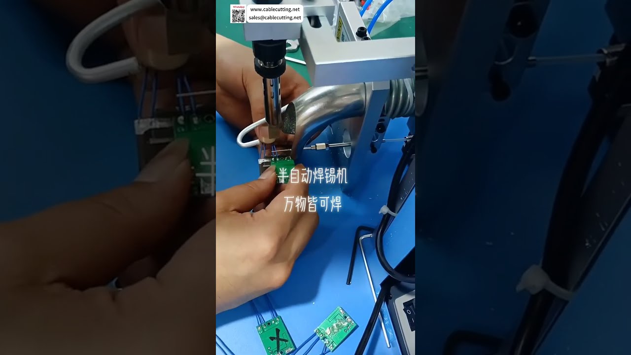 Macchina per saldatura semi-automatica: perfetta per microinterruttori, batterie e PCB – Attrezzatura elettronica