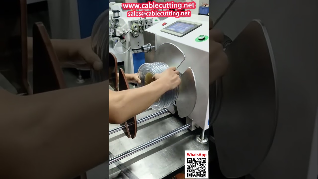 Avvolgitore Automatico con Allineamento per Tubi Flessibili in PVC