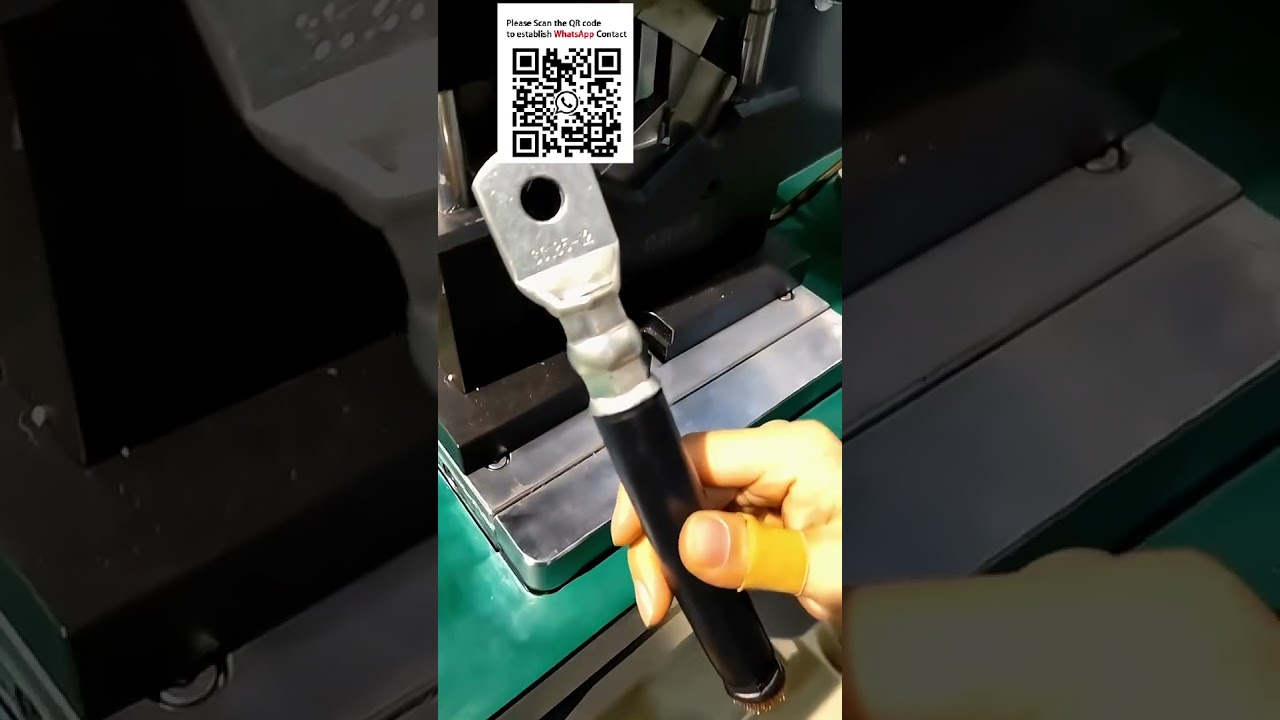 Pressa per crimpatura terminali EV con applicatore esagonale a cambio rapido | Crimpatrice Servo Professionale