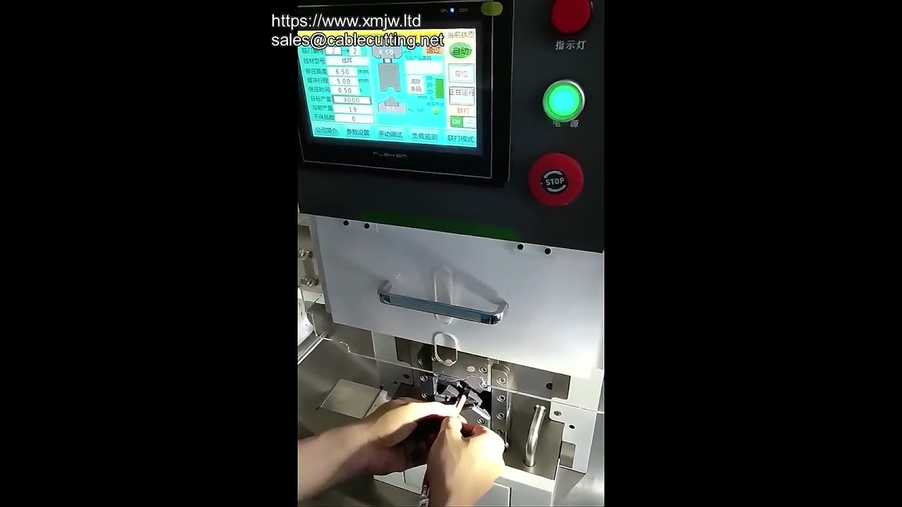 Pressa Crimpatrice Servo per Capicorda Cavi Spessi e Terminali Esagonali – Macchina Automatica