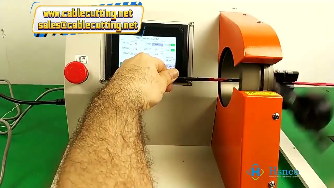 Macchina avvolgitrice per nastro PVC – Nastratura cavi e avvolgimento puntuale