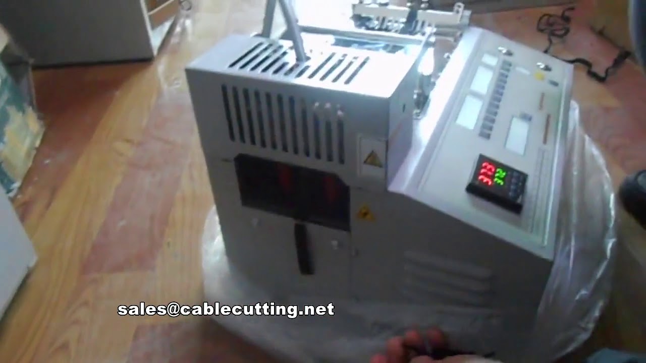Macchina automatica per taglio a caldo di nastri e cinghie | Taglio preciso ed efficiente