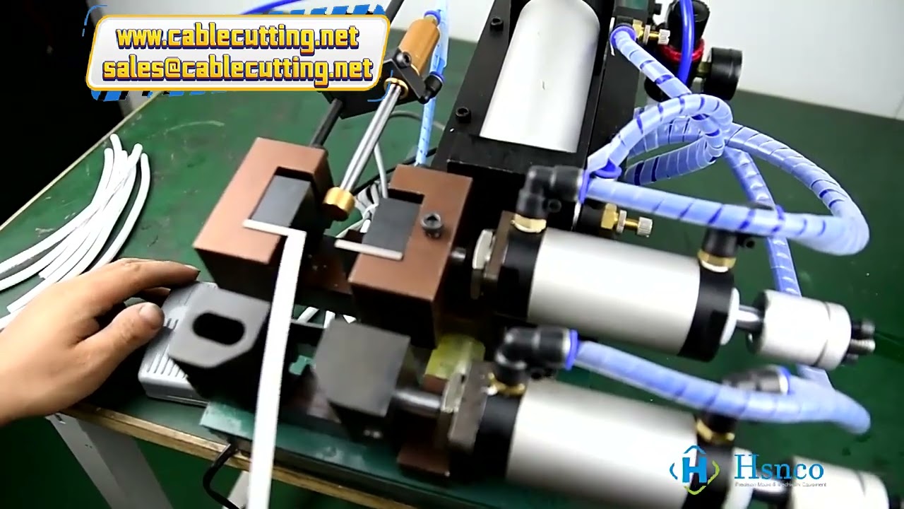 Macchina spellafili pneumatica 305 - Spinta e trazione cavo semi-automatica