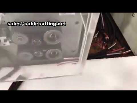 Spellatrice per cavi elettrici PVC 4 conduttori – Macchina spellacavi automatica di precisione