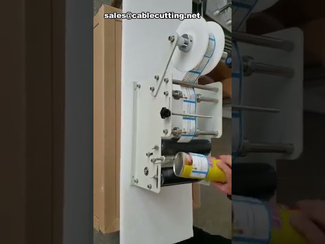 Etichettatrice Manuale per Bottiglie Tonde | Macchina Etichettatrice a Mano