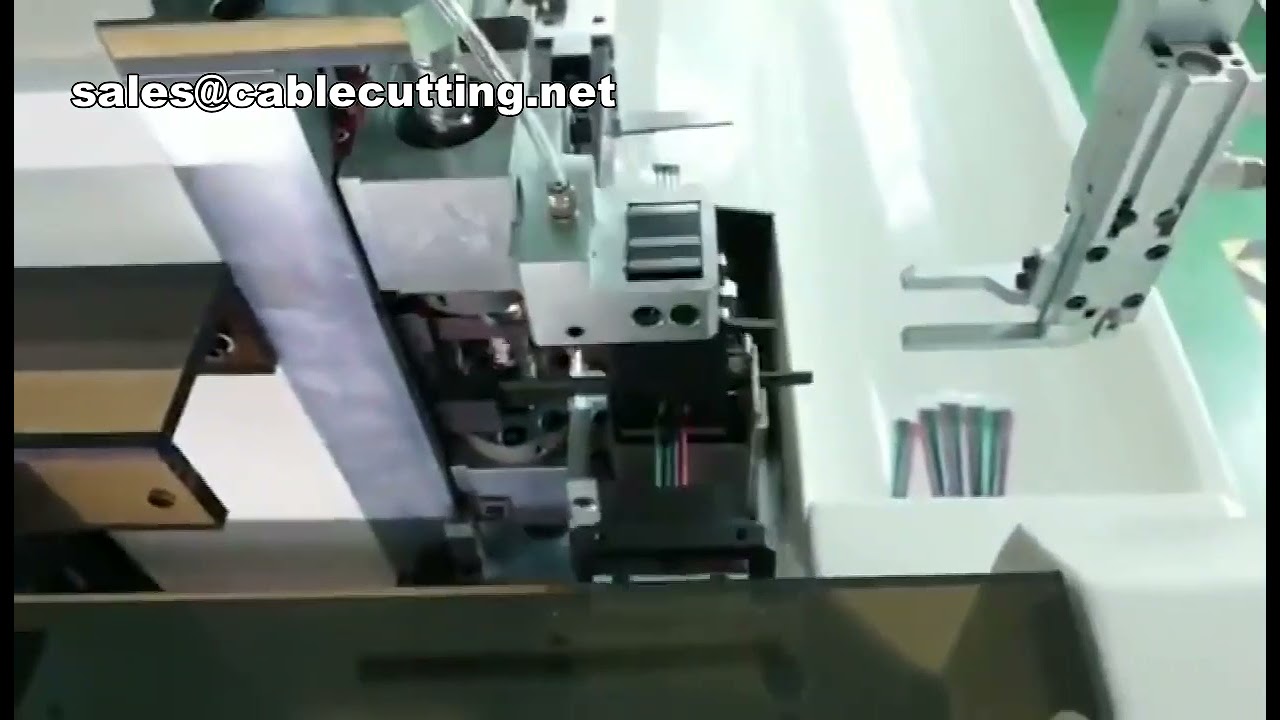 Macchina Automatica Monofilo per Spelatura, Taglio, Crimpatura e Inserimento Terminali
