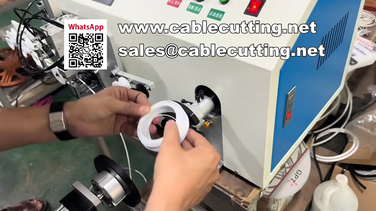 Macchina automatica per conteggio, stratificazione e taglio di metri