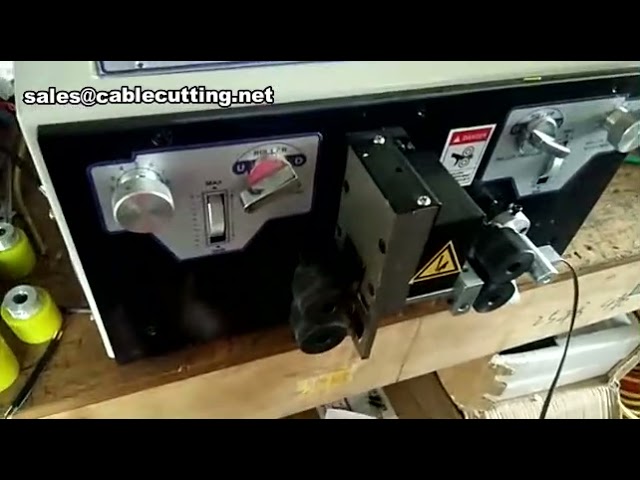 Macchina per Taglio, Spelatura e Crimpatura Cavi – Soluzioni Automatiche per la Lavorazione Industriale