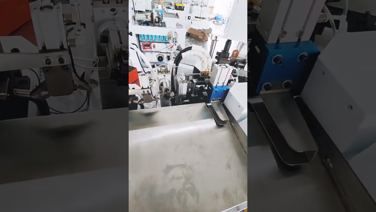 Macchina Automatica per Terminali: Lavorazione Fili Intrecciati in Nylon ad Alta Temperatura #fabbrica