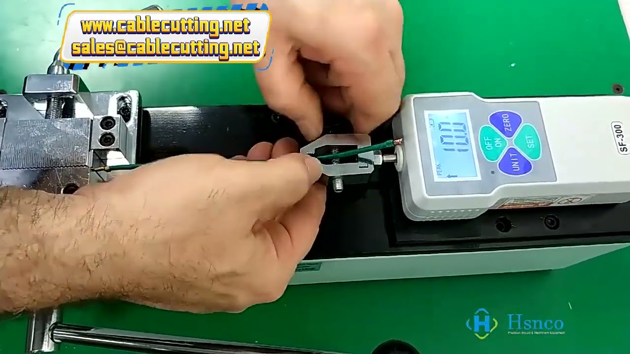 Tester di Forza Manuale per Resistenza a Trazione Fili e Crimpatura Terminali