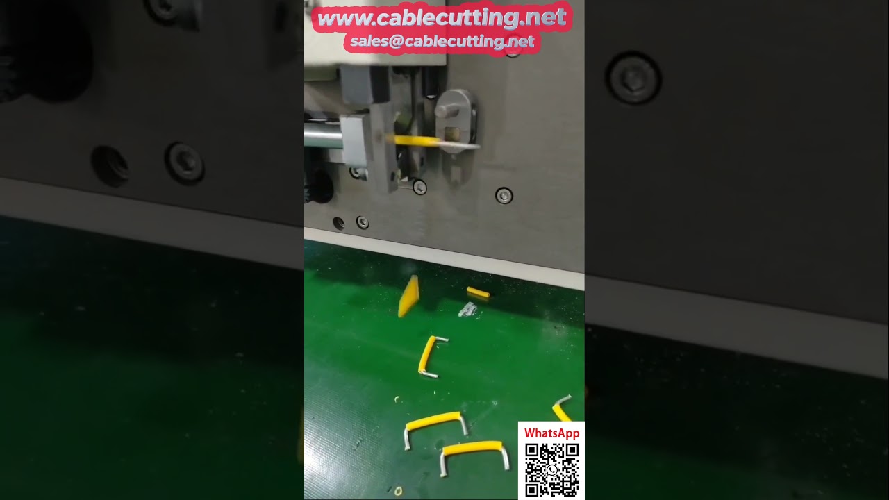 Macchina automatica tutto-in-uno per spellatura e piegatura fili