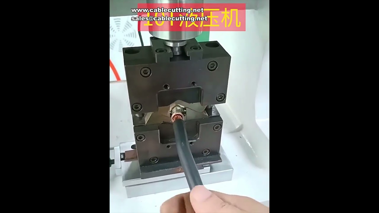 Pressa Crimpatrice Idraulica 10T per Terminali Cavi 2.5-70 mm² - Macchina per Capicorda di Grossa Sezione