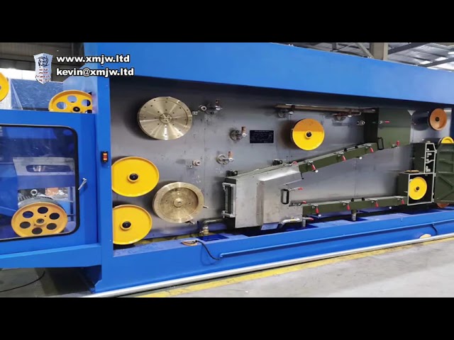 Macchina trafilatrice a filo fine 24DHA per cavi in rame, fibra ottica e cavi mobili | Produzione cavi