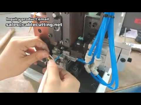 Macchina spellafili e crimpatrice automatica | Attrezzatura industriale per crimpatura cavi