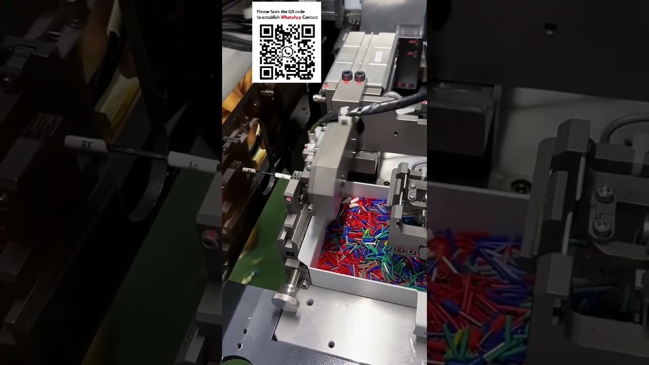 Tutto in Uno: Spelatura, Crimpatura Terminali Tubolari e Inserimento Manicotto - Macchina Automatica #AttrezzaturaAutomazione