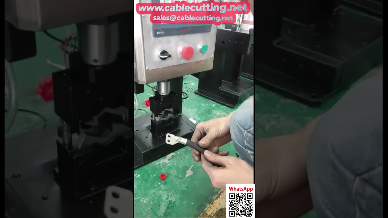 Macchina crimpatrice idraulica CNC per terminali da 50 mm²: nessun cambio stampo, massima efficienza