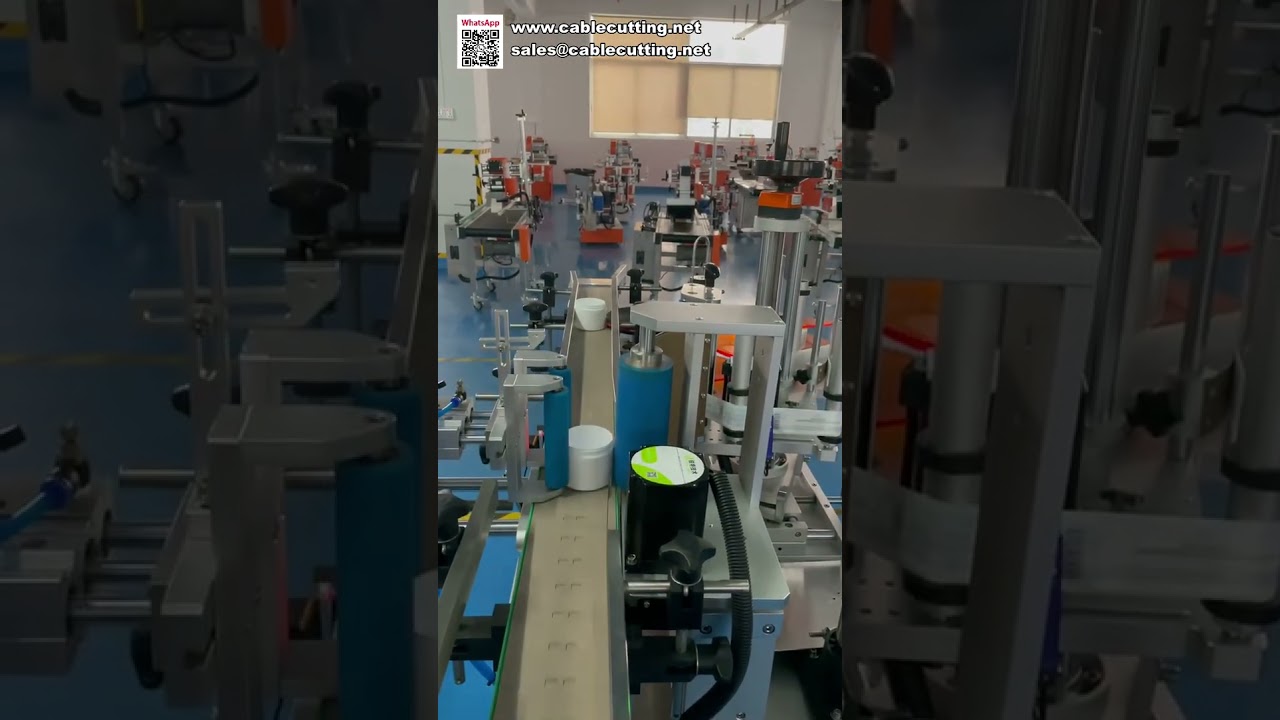 Etichettatrice Automatica Full Position per Bottiglie Tonde - Applicatore di Precisione per Etichette Adesive
