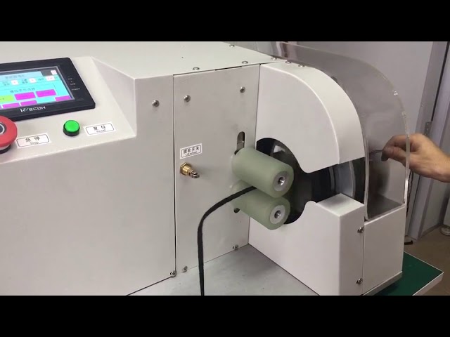 Macchina avvolgitrice automatica a nastro per cavi