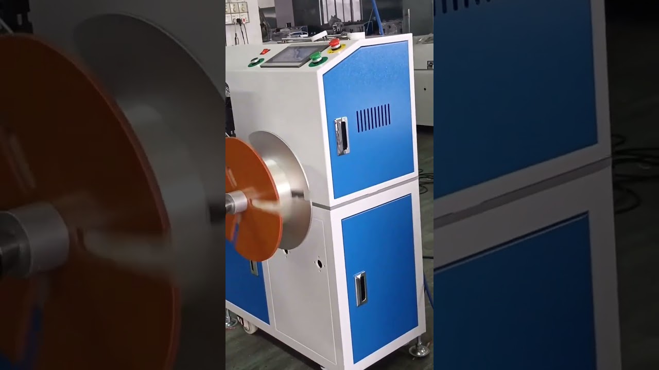 Macchina Automatica per Misurare, Contare, Tagliare e Avvolgere Tubi Flessibili | #factory #machine