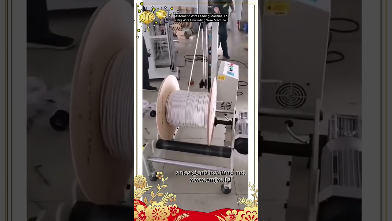 Macchina Alimentazione Automatica Filo per Svolgimento Grandi Bobine Industriali