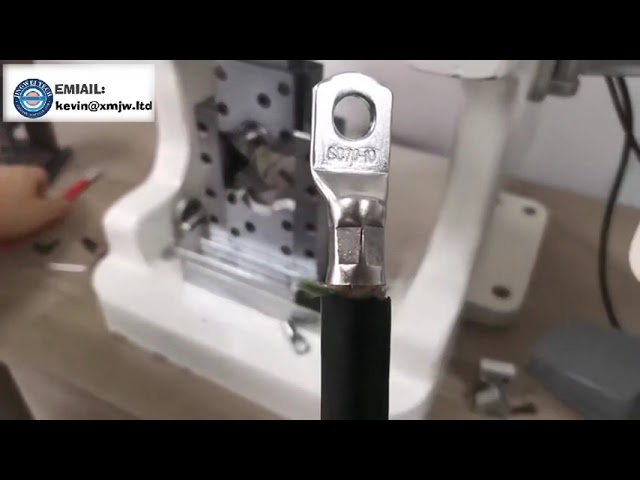 Macchina Crimpatrice Idraulica per Capicorda con PLC Touch Screen 7-70 mm² - Pressa Cavi Professionale