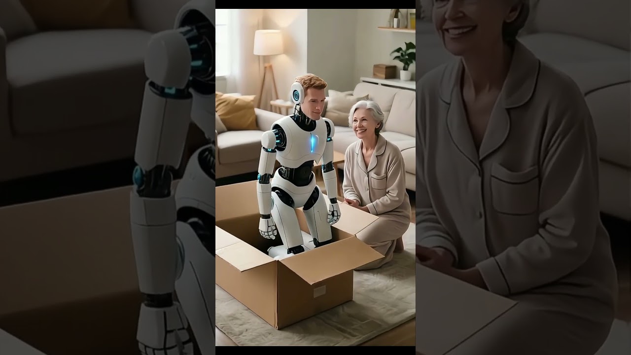 La consegna che ha posto fine alla sua solitudine ❤️ #Robotica #CuraAnziani #Solitudine #TecnologiaFutura