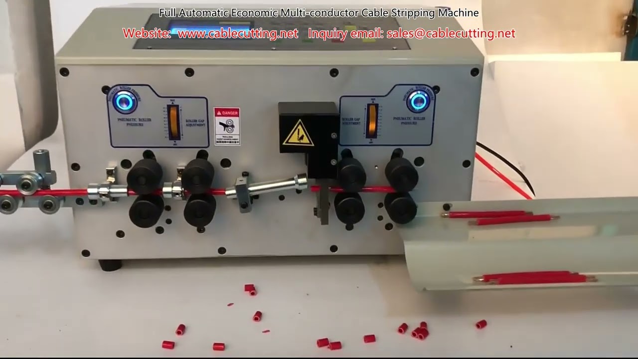 Spelacavi Automatico Economico per Cavi Multipolari - Macchina Professionale per Automazione