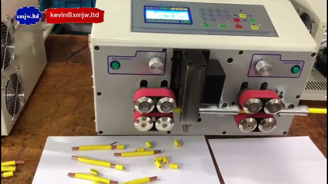 Macchina Automatica di Alta Precisione per Taglio e Spelatura Cavi di Rame di Grandi Dimensioni