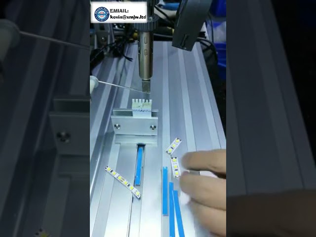 Saldatrice semiautomatica per spine aviazione con sistema di allarme intelligente – Saldatura connettori cavi