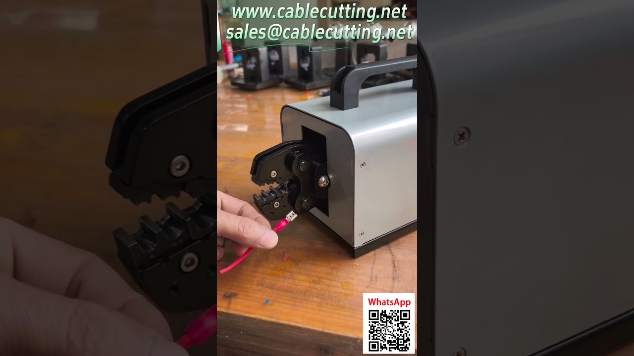Crimpatrice Pneumatica per Terminali Preisolati - Dimostrazione di Precisione #crimpatura #automazione