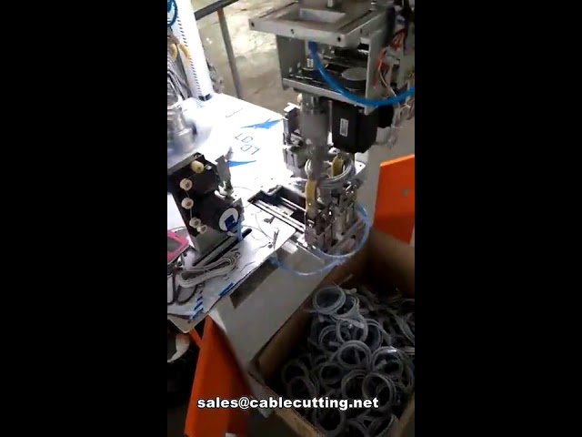 Macchina automatica per avvolgimento e fascettatura di cavi elettrici - Legatura automatica con fascette