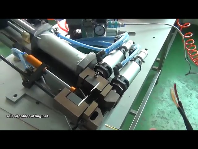 Macchina spellacavi a caldo pneumatica per trecce intrecciate - Stripping professionale