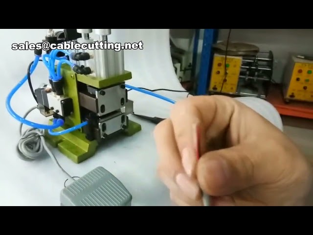 Macchina Spellacavi Pneumatica 3F per Cavi Multiconduttore - Spellacavo Automatico Multi-core