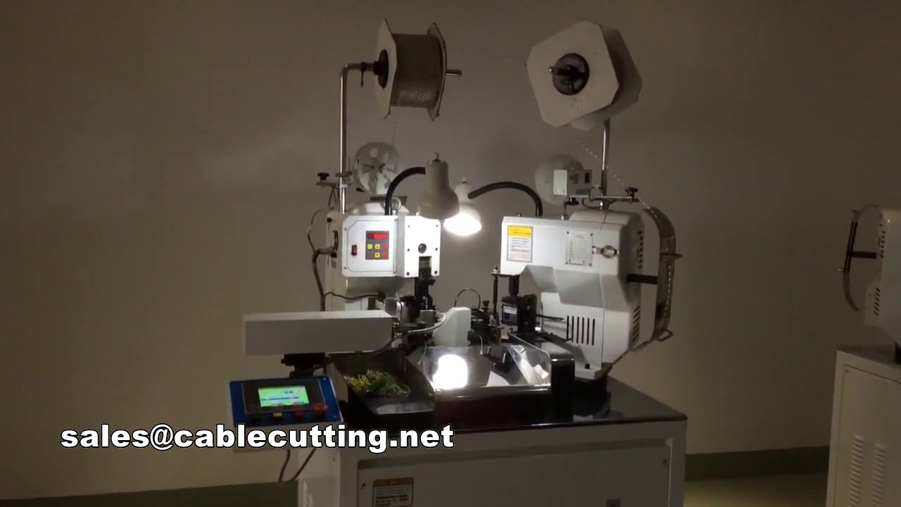 Macchina crimpatrice automatica 200mm con sistema servo – Modello 18#