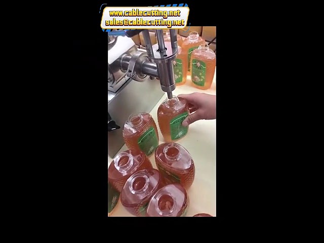 Riempitrice automatica HSmall: per bevande gassate, sciroppi, detersivi liquidi, silicone e paste dense