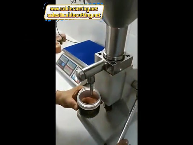 Macchina riempitrice manuale A03 per piccole quantità (10-100g) - ideale per smalto, gel e lucidalabbra
